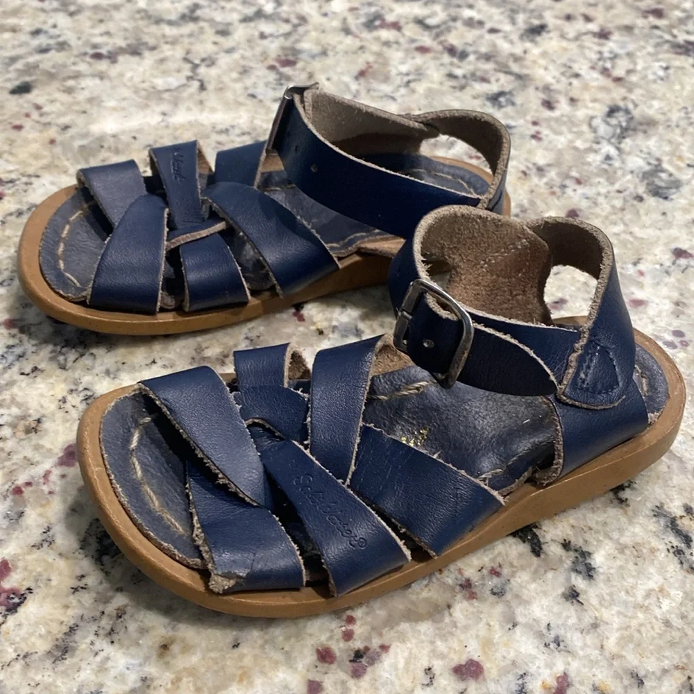 Baby Navy Salt Water Sandals - Picture 3 of 4